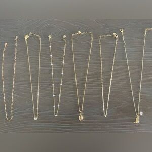 NIB $300 retail value bundle of 6 great quality gold necklaces